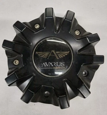 TAPA CENTRAL RUEDA AVARIUS BY SAVINI NEGRA # MS-CAP-Z216 / Z215 / AV-3 ¡SIN TORNILLO! Foto 1 de 4