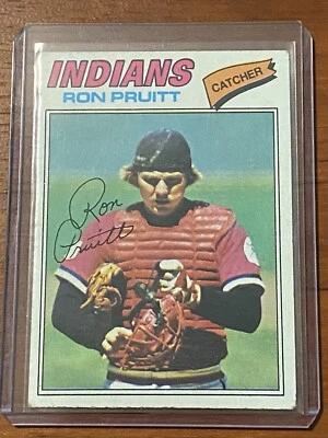 1977 Topps Baseball - #654 Ron Pruitt (RC) Cleveland Indians - Image 1 of 2