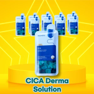 Mediheal Dermaplus Cica Mask - Calming & Hydrating for Sensitive Skin - Picture 1 of 17