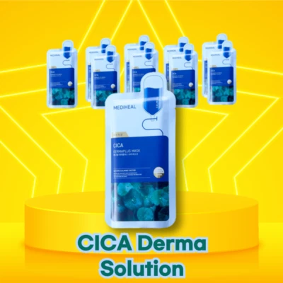 Mediheal Dermaplus Cica Mask - Calming & Hydrating for Sensitive Skin - Image 1 of 4