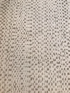 Off White And Grey Textured Upholstery Fabric ~ 53” Wide Railroaded ~By The Yard - Picture 1 of 3