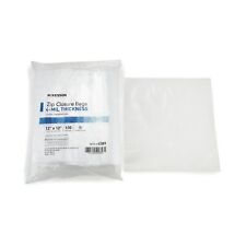 McKesson Zipper Closure Reclosable Bag 12 X 12 Inch 4 mil Polyethylene  100 Ct