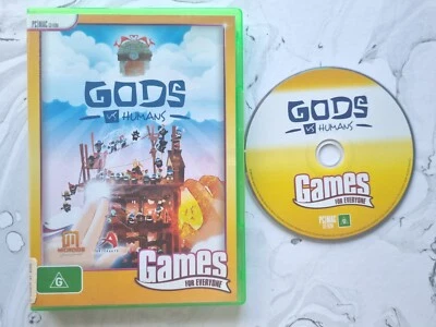 GODS VS HUMANS (PC/MAC Game 2010 Win XP/7/8, OSX 10.7)  LIKE NEW- TESTED - Image 1 of 2