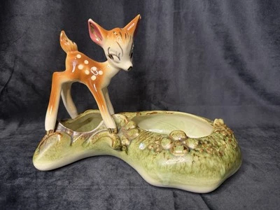 Винтажная керамическая сеялка Bambi Walt Disney Productions из оленей - Изображение 1 из 4
