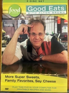 GOOD EATS with Alton Brown: More Savory Sweets, Family Favorites, DVD Box Set - Picture 1 of 1
