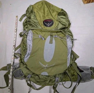Osprey Atmos 50 AirSpeed grün Cordura Reise Wandern Camping Rucksack Größe M - Bild 1 von 23