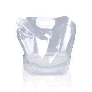 Bolsa Contenedor de Agua Plegable, Almacenamiento Plástico Transparente Grado Alimenticio Libre Ju... - Imagen 1 de 6