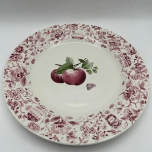 Pfaltzgraf, "Delicious Collection" Red, Apple 11" Dinner Plate Farm Cottage - Picture 1 of 4