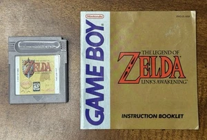 The Legend of Zelda: Link's Awakening con manual Nintendo Game Boy auténtico probado - Imagen 1 de 9