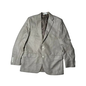 Lauren Ralph Lauren Mens Beige Blazer Jacket Size 38R Two Button - Picture 1 of 9