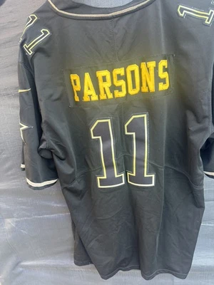 Micah Parsons #11 NFL Dallas Cowboys Black Nike Color Rush Jersey Mens XXL - Image 1 of 3