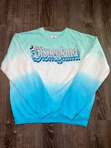 Felpa Topolino Ombré Blu Bianco Disney Parks Disney Taglia - M - Foto 1 di 8