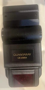Quantaray QB-6500A Black Portable Shoe Mount Detachable Camera Flash - Picture 1 of 4