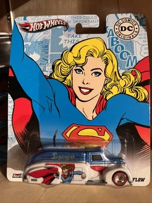 2011 Hot Wheels DC COMICS ORIGINALS '38 Dodge Airflow SUPERGIRL - Image 1 of 3