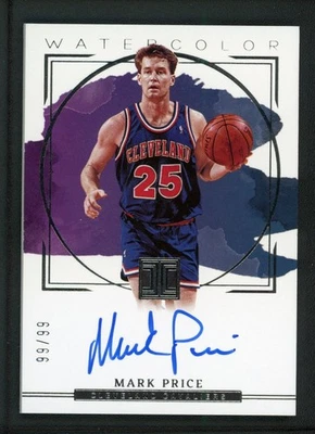 2022-23 MARK PRICE 99/99 AUTO PANINI IMPECCABLE WATERCOLOR AUTOGRAPHS - Image 1 of 2