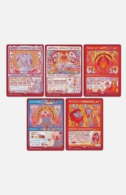 MTG Secret Lair Burning Revelations Exclusive SDCC 2024 Rainbow Foil Edition Set - Image 1 of 4