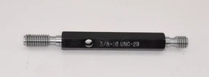 3/8-16 UNC-2B ~ Thread Plug Gage Gauge ~ Go Not/Go ~ .375 ~ 16 ~ Widell - Picture 1 of 1