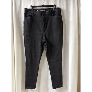 SONOMA Curvy Skinny Jeans Women's Size 18R Black Wash Denim Pants - Picture 1 of 3