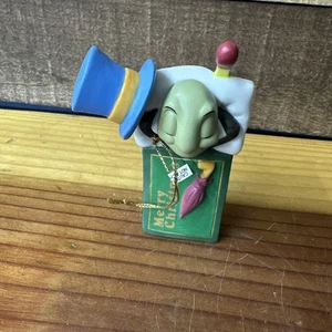 Disney Pinocchio’s Jiminy Cricket Grolier Gold Edition Porcelain Ornament In Box - Picture 1 of 6