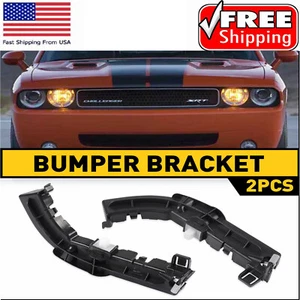 Left + Right Pair Front Bumper Support Brackets For DODGE CHALLENGER 2008-2021 f - Picture 1 of 13