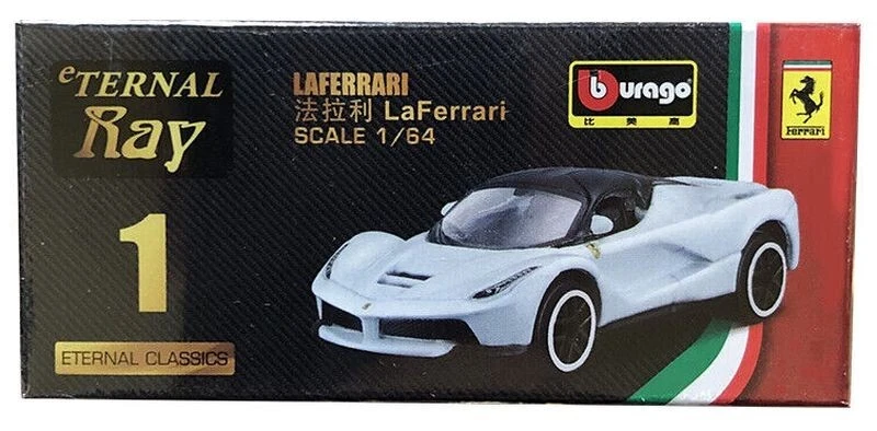 BBURAGO FERRARI LaFERRARI WHITE NEW IN A #1  ETERNAL CLASSICS  BOX - Image 1 of 1