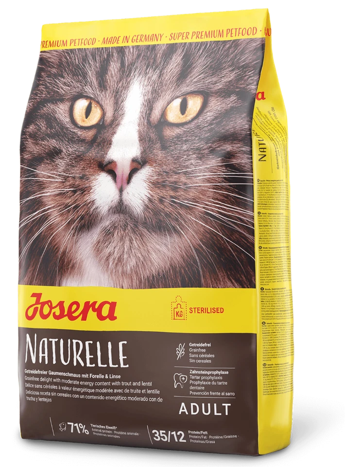 JOSERA Naturelle (2 kg) | getreidefrei | ideal für sterilisierte Katzen - Bild 1 von 1