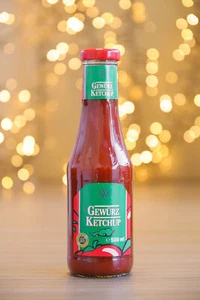6x Original Volkswagen Gewürz Ketchup 500ml Flaschen ZDK259101 Develey Curry - Bild 1 von 2