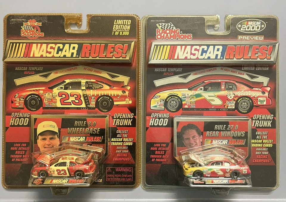 Racing Champions NASCAR Rules1 64 Die Cast Rule #4 Car Weight Ricky Rudd E19