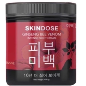 Ginseng Beja Veneno Crema Noche Skindosa Blanqueador Brillante Cuidado de la Piel 400 g - Imagen 1 de 8