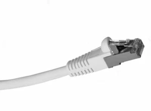 CAT6 geschirmt - 3 Fuß weißes STP-Kabel - Bild 1 von 6