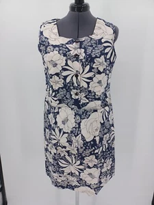 Vintage 1960s 70s PM loungewear Floral Cotton Dress - Picture 1 of 11