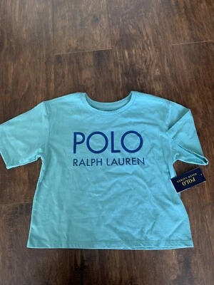 NWT POLO RALPH LAUREN GIRLS NEXT GENERATION  T-SHIRT XLsz(16) GREEN REG$29.50 — 第 1/4 张图片