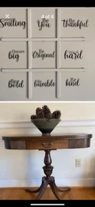 Vintage Sprossengitter Holz Wanddeko - Bild 1 von 4