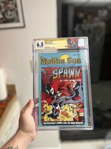 Malibu Sun #13 - Malibu Comics 1992 CGC 6.5 Spawn SS Signed By Todd - Picture 1 of 1
