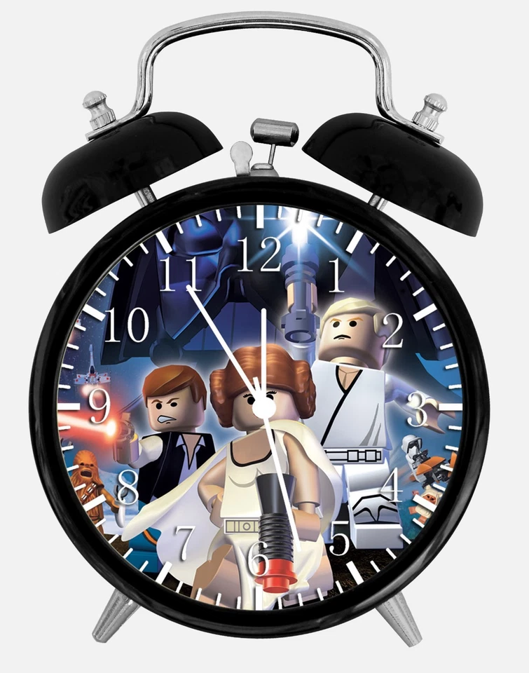 Lego Star Wars Alarm Desk Clock 3.75" Room Office Decor W10 Will Be a Nice Gift - Image 1 of 1
