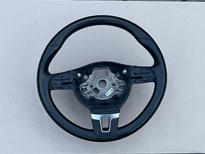 Lenkrad Airbaglenkrad Leder VW Golf Passat CC Scirocco  3C8419091A - Bild 1 von 4