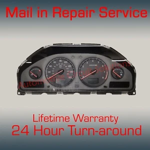 Volvo Instrument Cluster Speedometer DIM FULL Repair Service S60 S80 V70 XC70 - Imagen 1 de 2