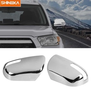 For 4Runner 2010-13 Chrome Door Side View Mirrors Guards Cover Trim Garnish Kit - Picture 1 of 11