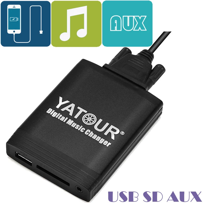 Yatour USB SD AUX Mp3 Adapter for Pioneer DEH KEH Meh With Ip-bus