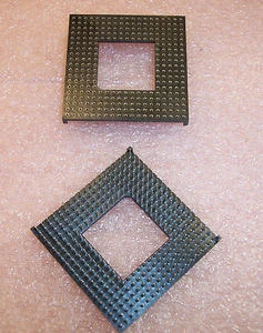 QTY (11) 280 PIN MACHINED PGA SOCKETS 19x19 COLD FORMED 560683-2 AMP NOS 1 TUBE - Picture 1 of 3