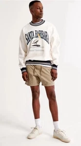 Abercrombie & Fitch Oversized Santa Barbara California Sweatshirt Unisex Size M - Picture 1 of 15