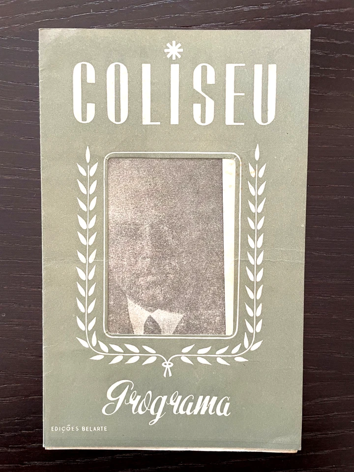 WALTER GIESEKING - Programa de recitales de piano 8/05/1949 Mendelssohn, Scriabin, Chopin Foto 1 de 1