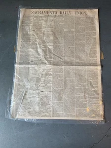 Antique Newspaper with Article About Nathan Bedford Forrest Guerrilla Warfare - Picture 1 of 2