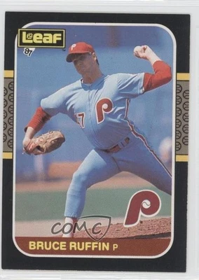 1987 Leaf Canadian Bruce Ruffin #168 Rookie RC - Image 1 of 2