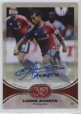 2025 MLS 30th Anniversary Collection Silver Foil /99 Luciano Acosta Lucho Auto - Image 1 of 2