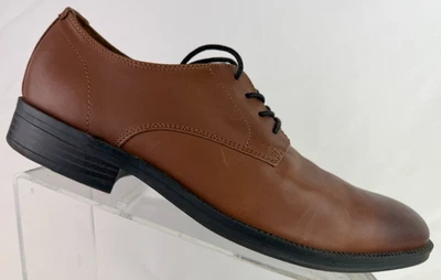 Calvin Klein Jack 牛津正装鞋浅棕色男式 10 码 — 第 1/4 张图片