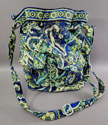 Vera Bradley | Rhythm & Blues | Quick Draw | 12"x11"x4" Purse | Retired - Image 1 of 4