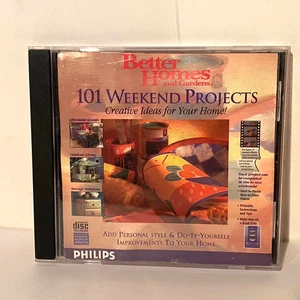 Better Homes and Gardens 101 Weekend Projects 1995 CD-ROM *BUY 2 GET 2 FREE* - Afbeelding 1 van 5