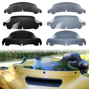 4" 7" 9" Wave Windshield Windscreen For-Harley Touring Tri Glide 2014-2023 - Picture 1 of 20