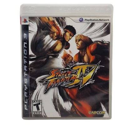 Street Fighter IV (PlayStation 3, 2009) Region 1 USA T-Teen CAPCOM BLUS 30265 - Image 1 of 4